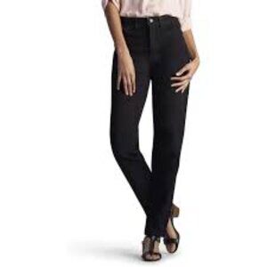 NWT Lee Women's Black Jeans Classic Fit Stretch Size 16